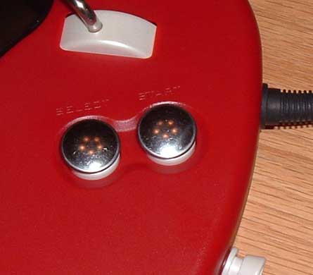 Finished buttons on guitar