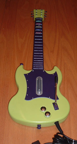 Purple and green painted SG